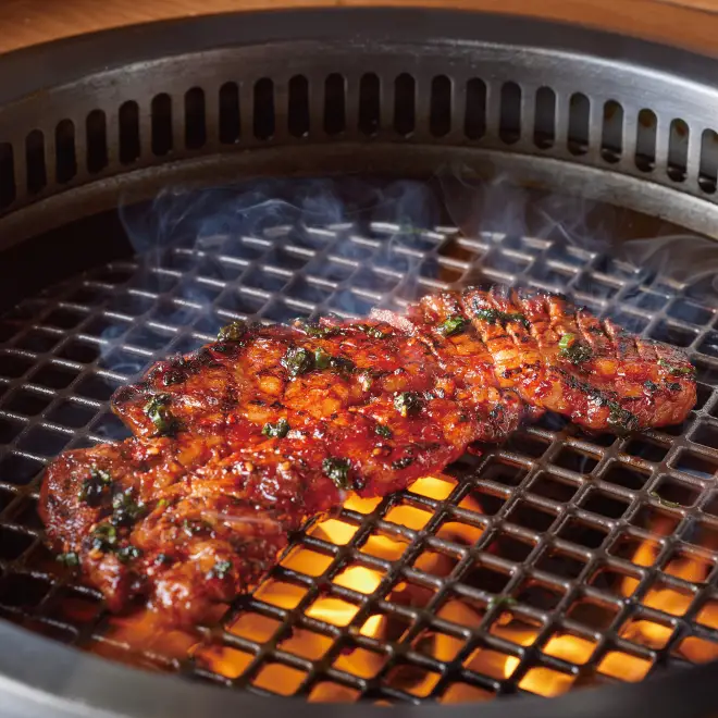 【名物】大判すだれカルビの美味しい焼き方(2)
